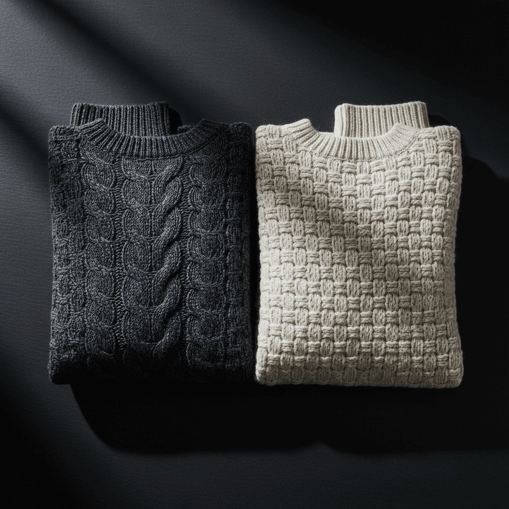 Artisanal luxury knitwear craftsmanship
